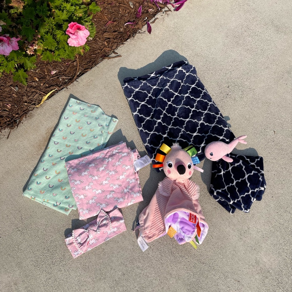 Lovey, Taggie, Blanket Bundle